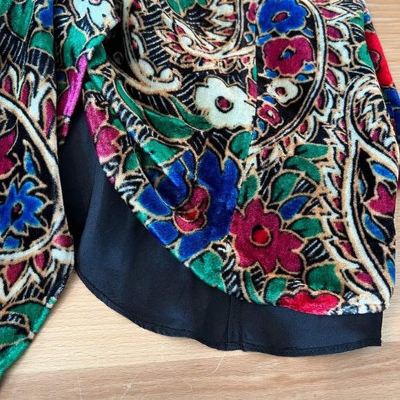 NWT Isabel Marant Velvet Breena Skirt 34 Printed Draped Flawed Rare - Picture 9 of 12